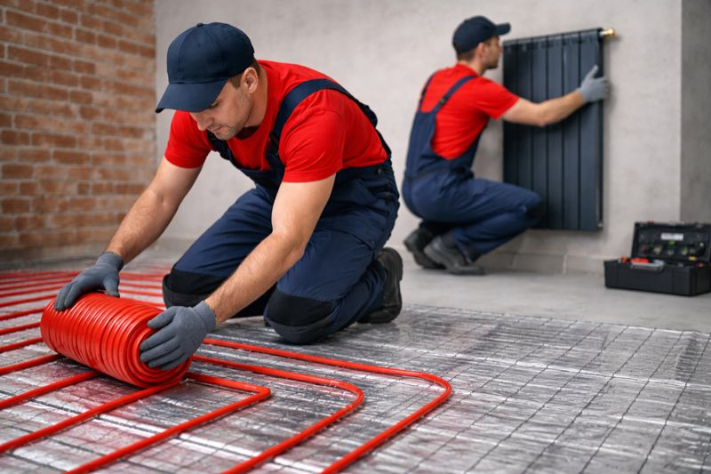 Монтаж отопления