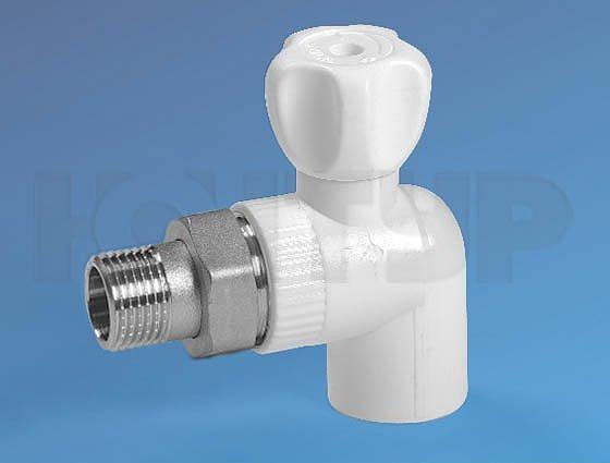 PPR Кран радиаторный угловой НР D20-1/2 КОНТУР 11105020100