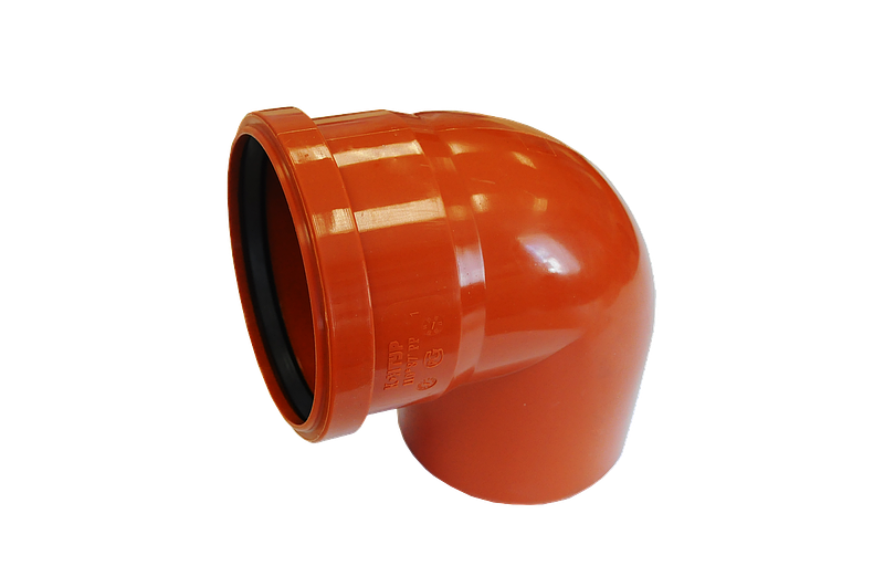 PP Отвод кан. D160х90 ОРАНЖ КОНТУР 78400160510