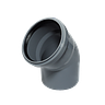 PP Отвод кан. D32х45 СТАНДАРТ КОНТУР 72400032300