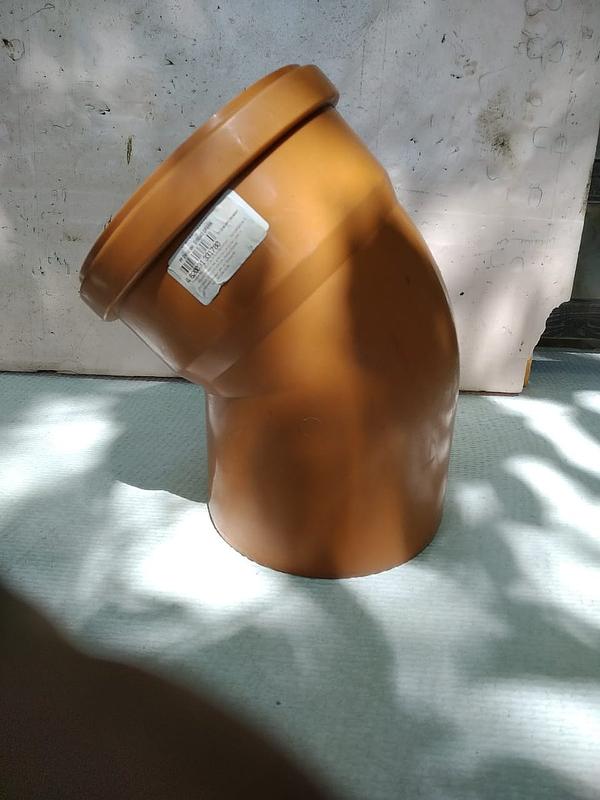 PP Отвод кан. D 110х45 ОРАНЖ КОНТУР 78400110300